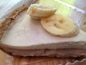 Coconut banana cream pie at Quintessence in New York City