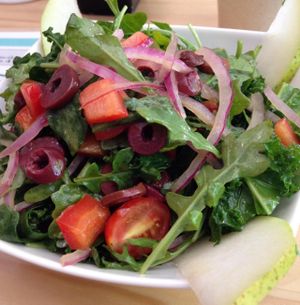 Small kale arugula salad at Quintessence in New York City