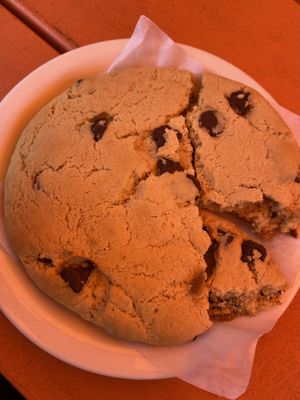Chocolate chip cookie - sorry I forgot to take a pic before diving in  at Oak  in Seattle
