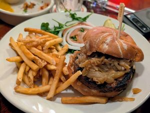 Burger at Oak  in Seattle