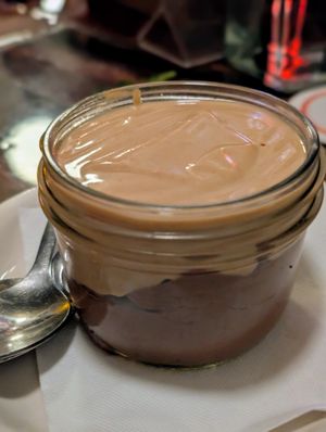 Chocolate peanut butter mousse at Oak  in Seattle