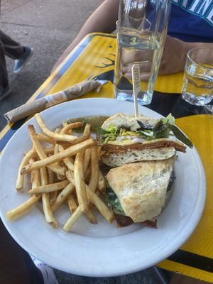 A sandwich #Veganuary at Oak  in Seattle