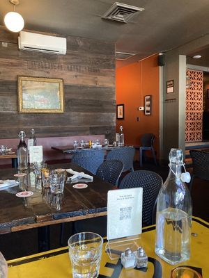 Interior seating at Oak  in Seattle