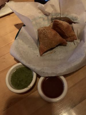 Samosas at Bombay Deluxe in Anchorage