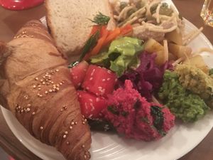 sometimes they have vegan brunches in Tenho! at Tenho Restobar in Helsinki