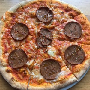 Yummy vegan pizza!!  at Wedge Issue Pizza in London