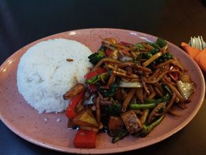 Number 6 with tofu at OnThai in Ljubljana