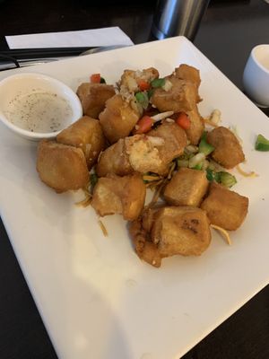 Salt and peeper tofu. Delicious! at Viet Pearl in Northcote