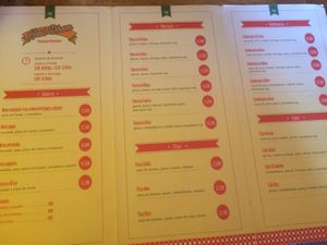 Menu  at Hari Dham in Antofagasta