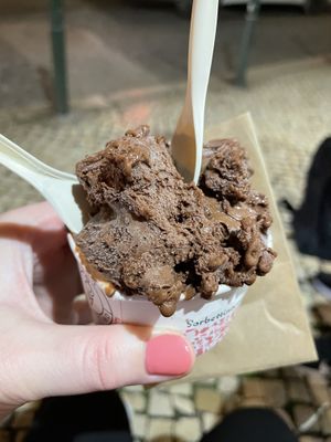 Dark chocolate sorbet  at Sublime Sorbettino in Lisbon
