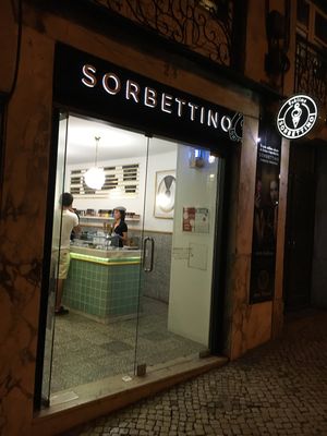 Outside  at Sublime Sorbettino in Lisbon