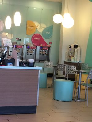 inside  at TCBY in Victor