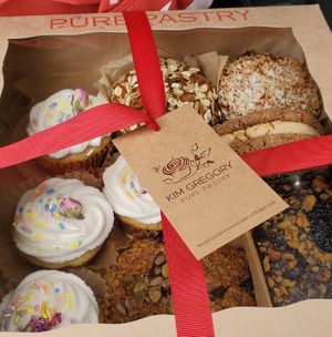 Vegan assortment box at Pure Pastry in Beverly