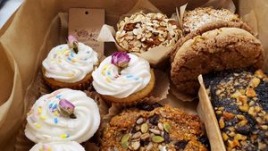 Vegan assortment box at Pure Pastry in Beverly