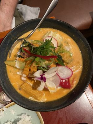 Red curry with tofuu #Veganuary at Ummarin Thai in Randwick