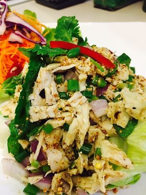 Vegan Thai Larb Salad at Ummarin Thai in Randwick