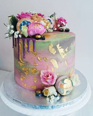 Vegan celebration cake - Vic's Vegan Bakes, Hereford. at Vic's Vegan Bakes in Hereford