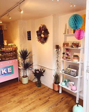 Inside store 2 at Vic's Vegan Bakes in Hereford