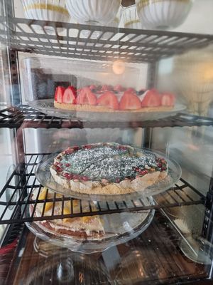 Vegan pastry at Vero Caffe in Bruges