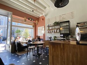 Inside   at Vero Caffe in Bruges