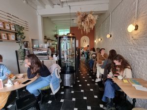 Interior at Vero Caffe in Bruges