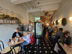 Interior at Vero Caffe in Bruges
