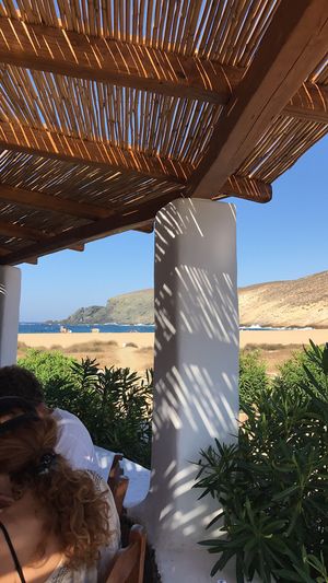 great views  at Fokos Taverna in Mykonos