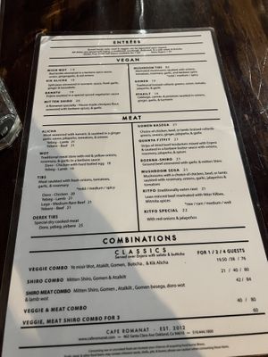   at Cafe Romanat in Oakland