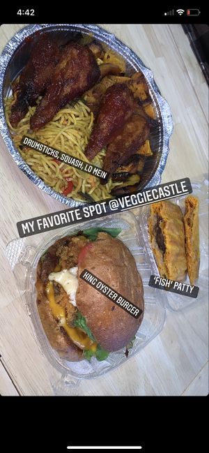 Yum  at Veggie Castle in Jamaica