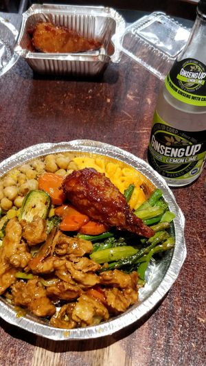 vegan BBQ drumsticks at Veggie Castle in Jamaica