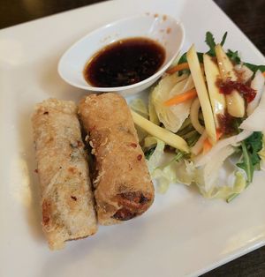 Spring rolls. at Bun Bo Hue in Stockholm
