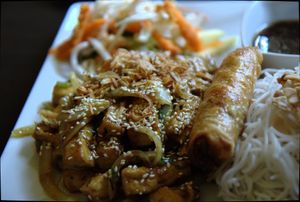 Bun Bo Hue Stockholm - Bún Chay Nam Bộ Tofu at Bun Bo Hue in Stockholm