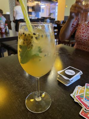 passion fruit lemonade   at Bun Bo Hue in Stockholm