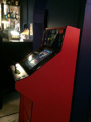 Gaming  at Bar de Retro in Barcelona