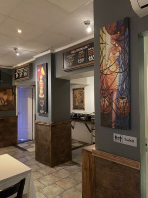 Inside the restaurant!   at EthioStar in Stockholm