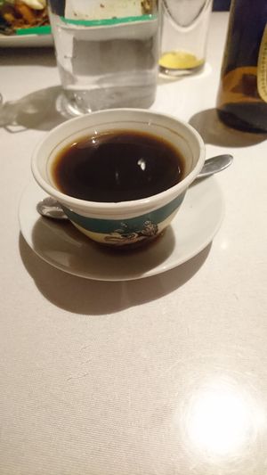 Strong Ethiopian coffee at EthioStar in Stockholm