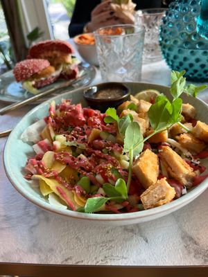 Chicken salad   at The Organic Boho in Copenhagen