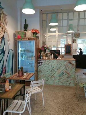 restaurant at The Organic Boho in Copenhagen