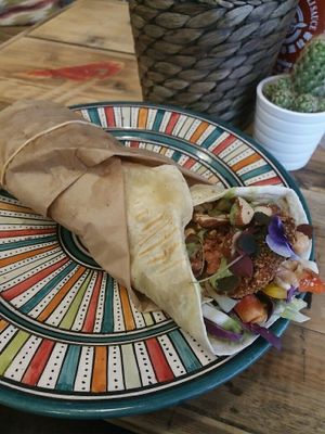 wrap at The Organic Boho in Copenhagen