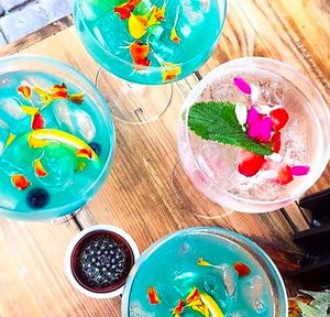 Boho signiture sangria at The Organic Boho in Copenhagen