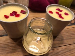 Tasty Turmeric Lattes! at The Organic Boho in Copenhagen