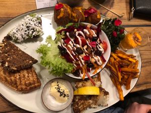 The love plate  at The Organic Boho in Copenhagen