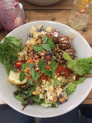 Salad, be hungry ^^ at The Organic Boho in Copenhagen