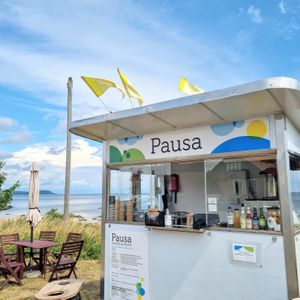 Welcome to our cozy hangout by the sea! at PAUSA MAT O GELATO in Simrishamn
