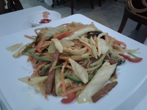 Noodles  at Loving Hut - Hoa Dang in Ho Chi Minh City