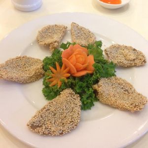 sesame mushroom at Loving Hut - Hoa Dang in Ho Chi Minh City