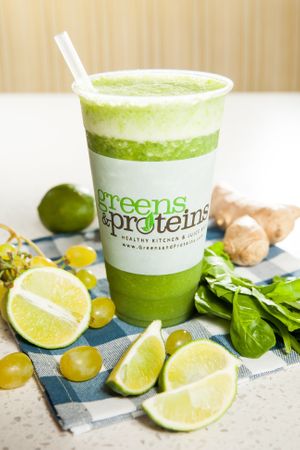 Green Ginger Limeade at Greens and Proteins - Rainbow in Las Vegas