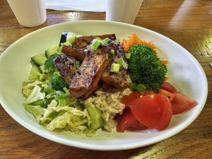 Bulgogi Bowl w/ Tofu at Greens and Proteins - Rainbow in Las Vegas