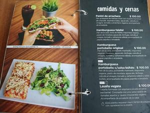 Menú at Nadis Go Vegan in Torreon