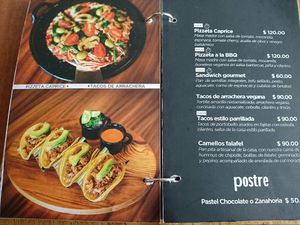 Menú at Nadis Go Vegan in Torreon